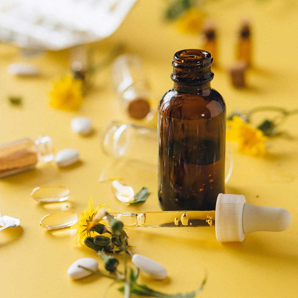 homeopathic medicine on a table
